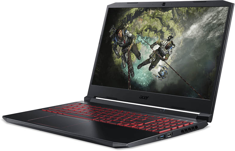 Schwarz Rot Acer Nitro 5 (An515-44-R5N0) Rote Tastaturbeleuchtung Laptop.1
