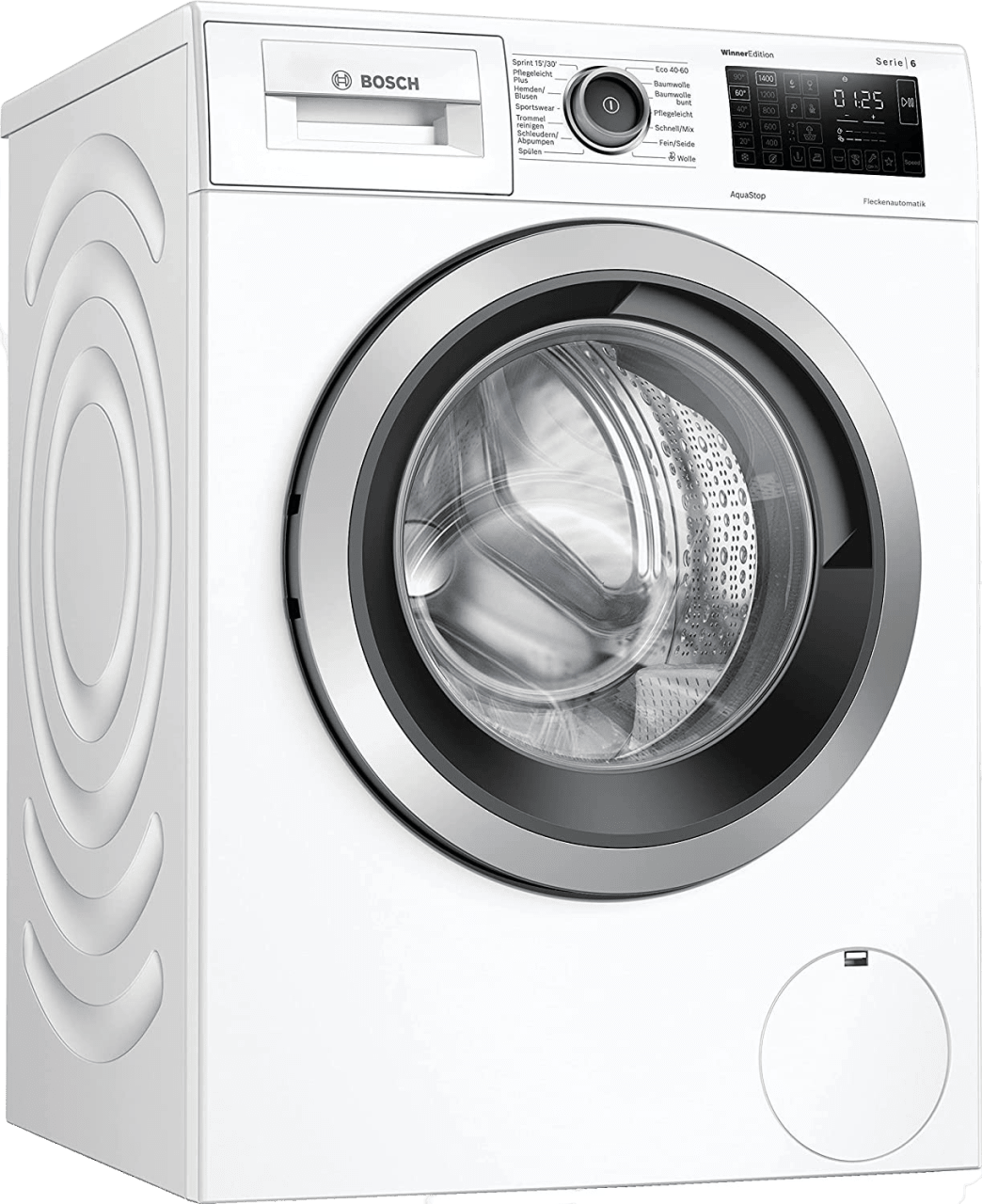 Weiß Bosch Waschmaschine Serie 6 WAU28R9A.1