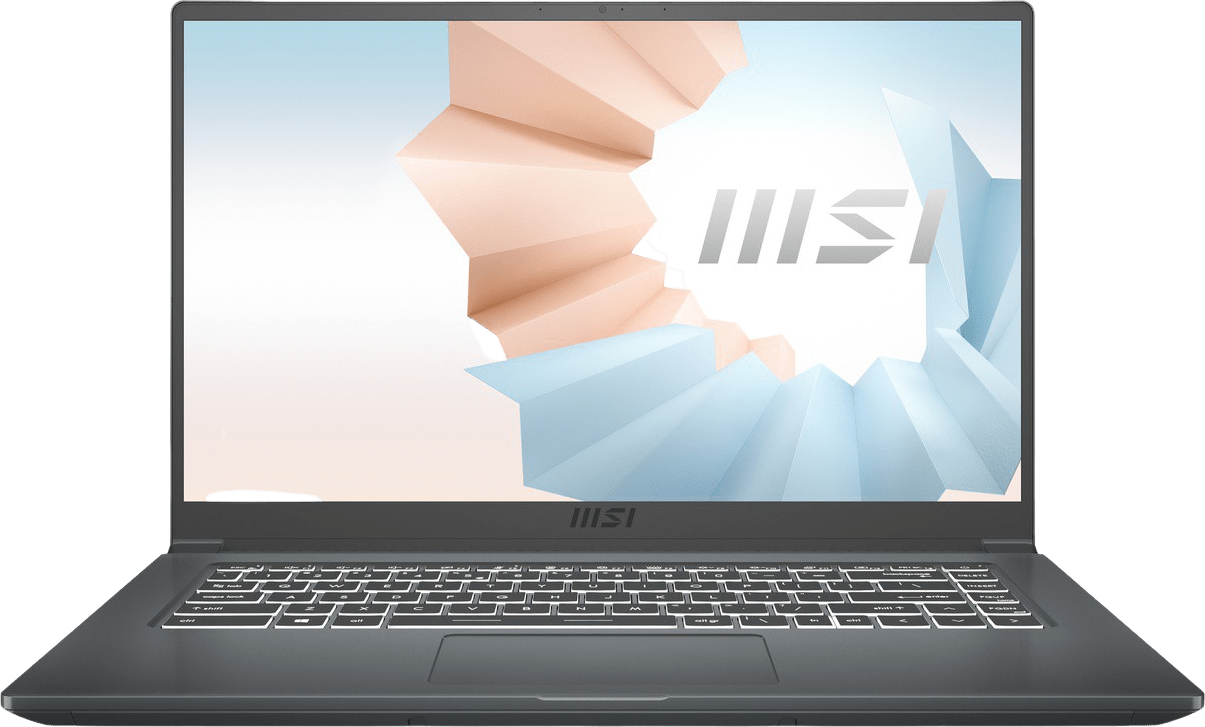 Grau MSI Modern 15 A11ML-441NL - English (QWERTY) Notebook - Intel® Core™ i5-1135G7 - 8GB - 512GB SSD - Intel® Iris® Xe Graphics.1