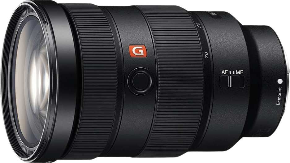 Black Sony FE Lens 24-70mm F2.8 GM.1