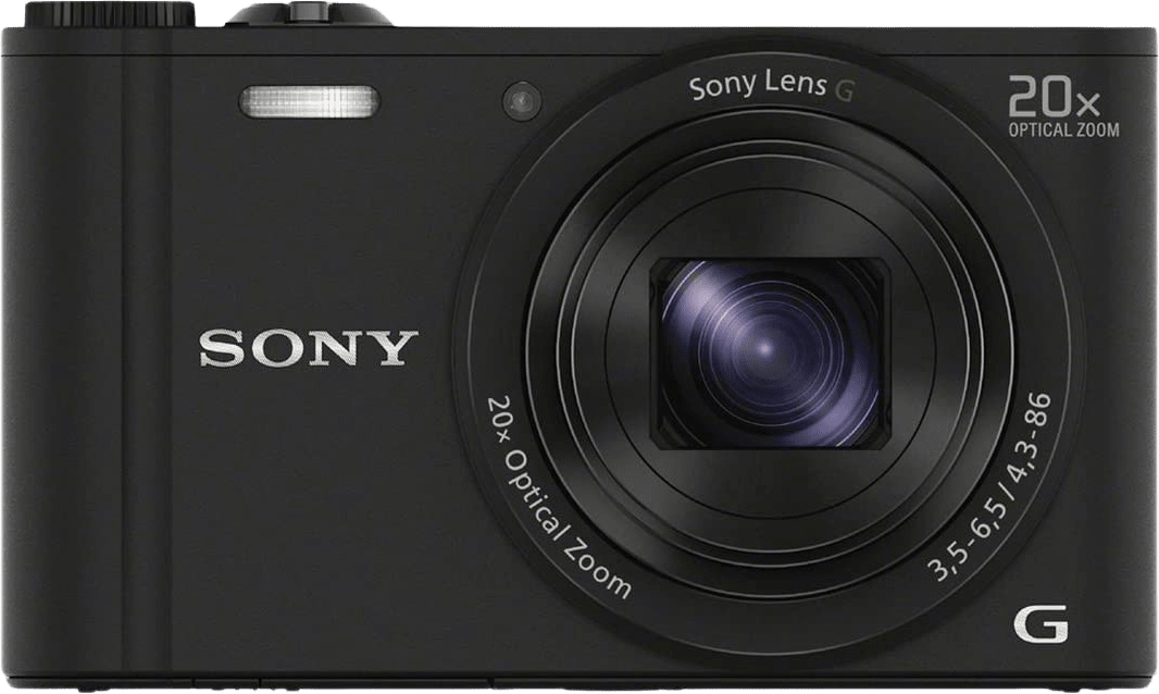 Schwarz Sony Cyber-shot DSC-WX350 Kompaktkamera.1