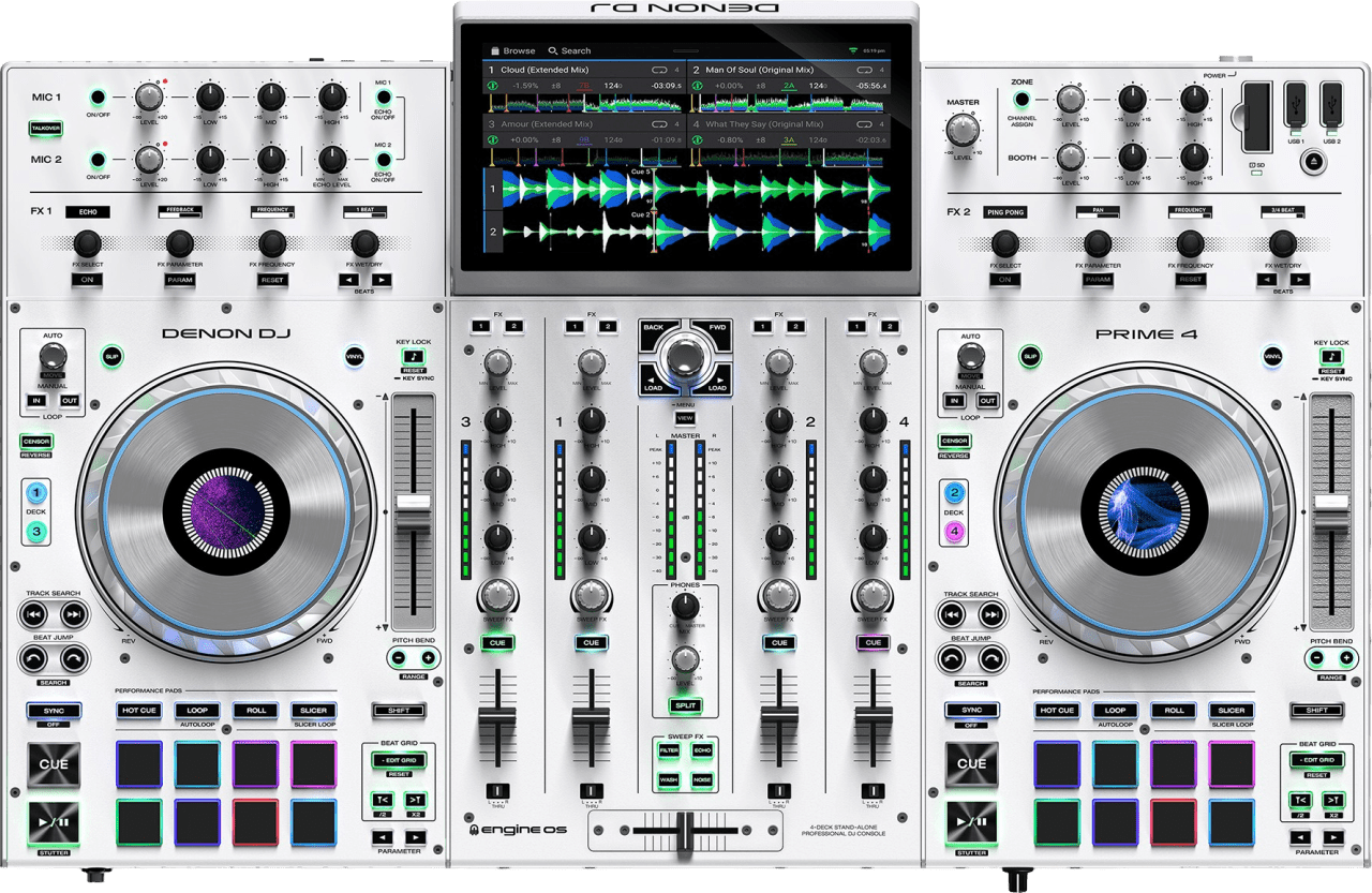 Black Denon Dj DJ Prime 4 All in one DJ controller (Special Edition).3