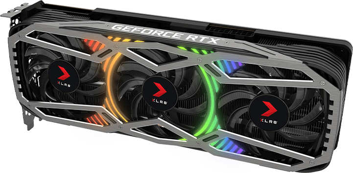 Schwarz PNY XLR8 Gaming REVEL EPIC-X RGB GeForce RTX 3080 Ti Grafikkarte.2
