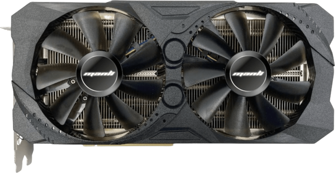 Black PNY Manli Twin (LHR) GeForce RTX 3070 Graphics Card.2