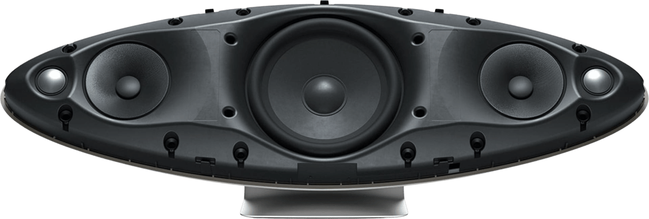 Pearl Grey Bowers & WIlkins Zeppelin Wireless speaker.5