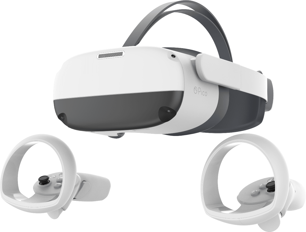 Weiß Pico Neo 3 Pro Virtual Reality-Headset.1