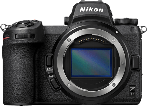 Schwarz Nikon Z7 II + Z 24-70mm F4 S + FTZ Mount adapter.5
