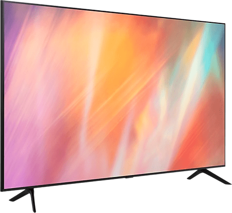 Black Samsung TV 55" 55AU7200 UHD 4K.2