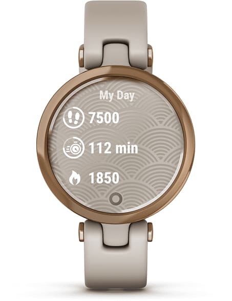 Agate gray / rose gold Garmin Lily, 34.5mm.2