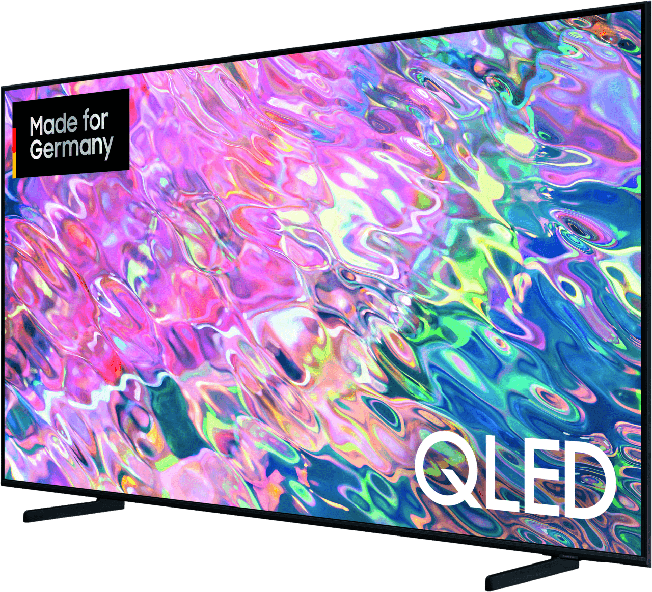 Black Samsung TV 50" GQ50Q60BAUXZG QLED 4K.2