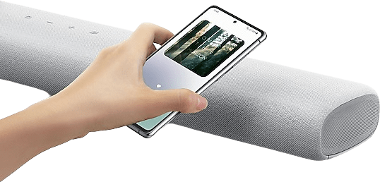 White Samsung HW-S61A/ZG Soundbar.4
