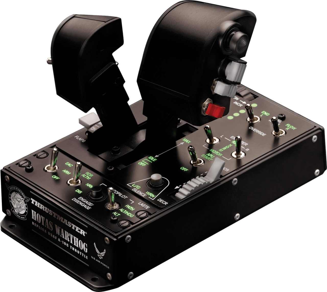 Schwarz Thrustmaster Hotas Warthog Dual Throttle Joystick.1