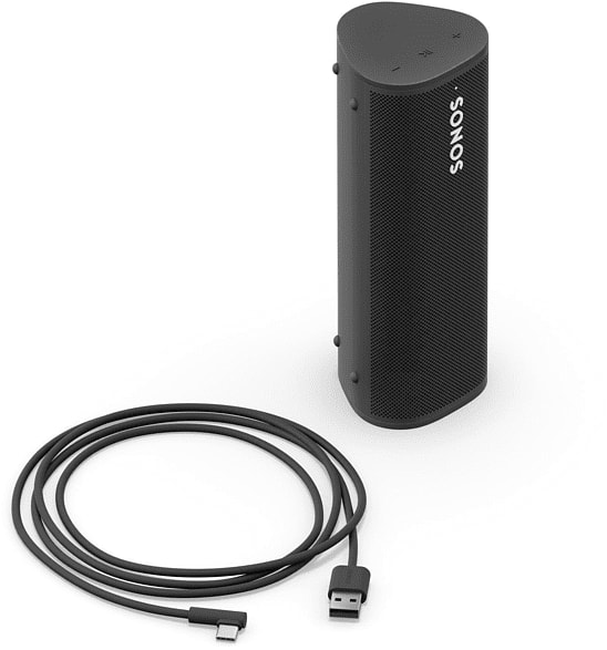 Schatten schwarz Sonos Roam SL tragbarer Bluetooth -Lautsprecher.2
