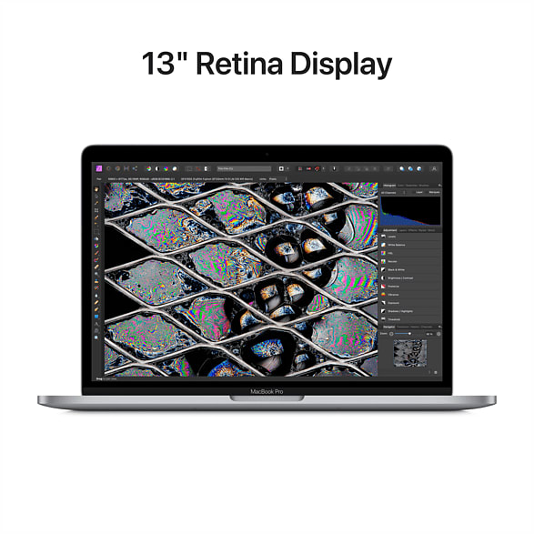 Raumgrau MacBook Pro 13" Apple M2 Chip 8GB Memory 512GB SSD Integrated 10-core GPU (Latest Model).2