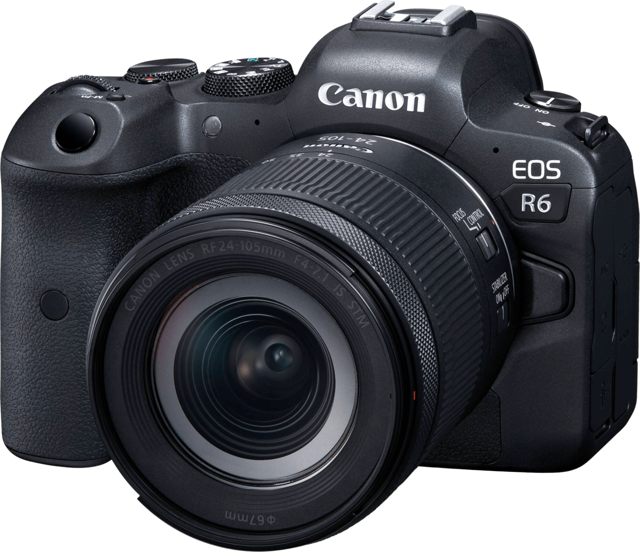 Schwarz Canon EOS R6 + RF 24-105mm f/4-7.1 IS STM kit.1