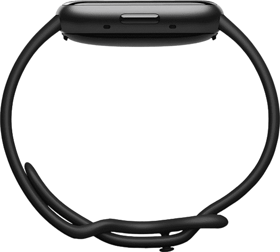Schwarz Fitbit Versa 4 Smartwatch, Aluminiumgehäuse und Silikonarmband, 40mm.3