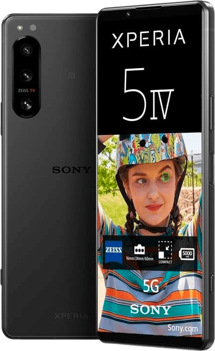 Schwarz Sony Xperia 5 IV Smartphone - 128GB - Dual SIM.1