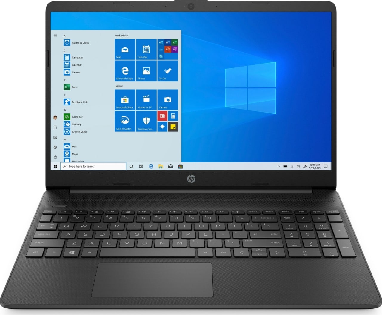 Pechschwarz HP 15 Notebook - Intel® Core™ i5-1235U - 16GB - 512GB SSD.1