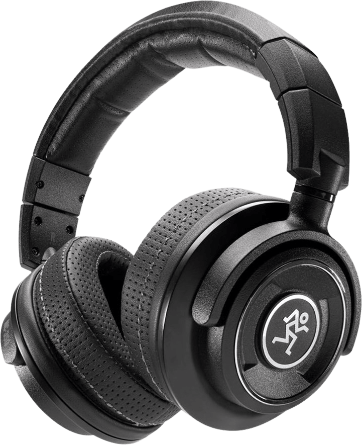 Schwarz Mackie MC-350 Professionelle Kopfhörer mit geschlossenem Rücken.1