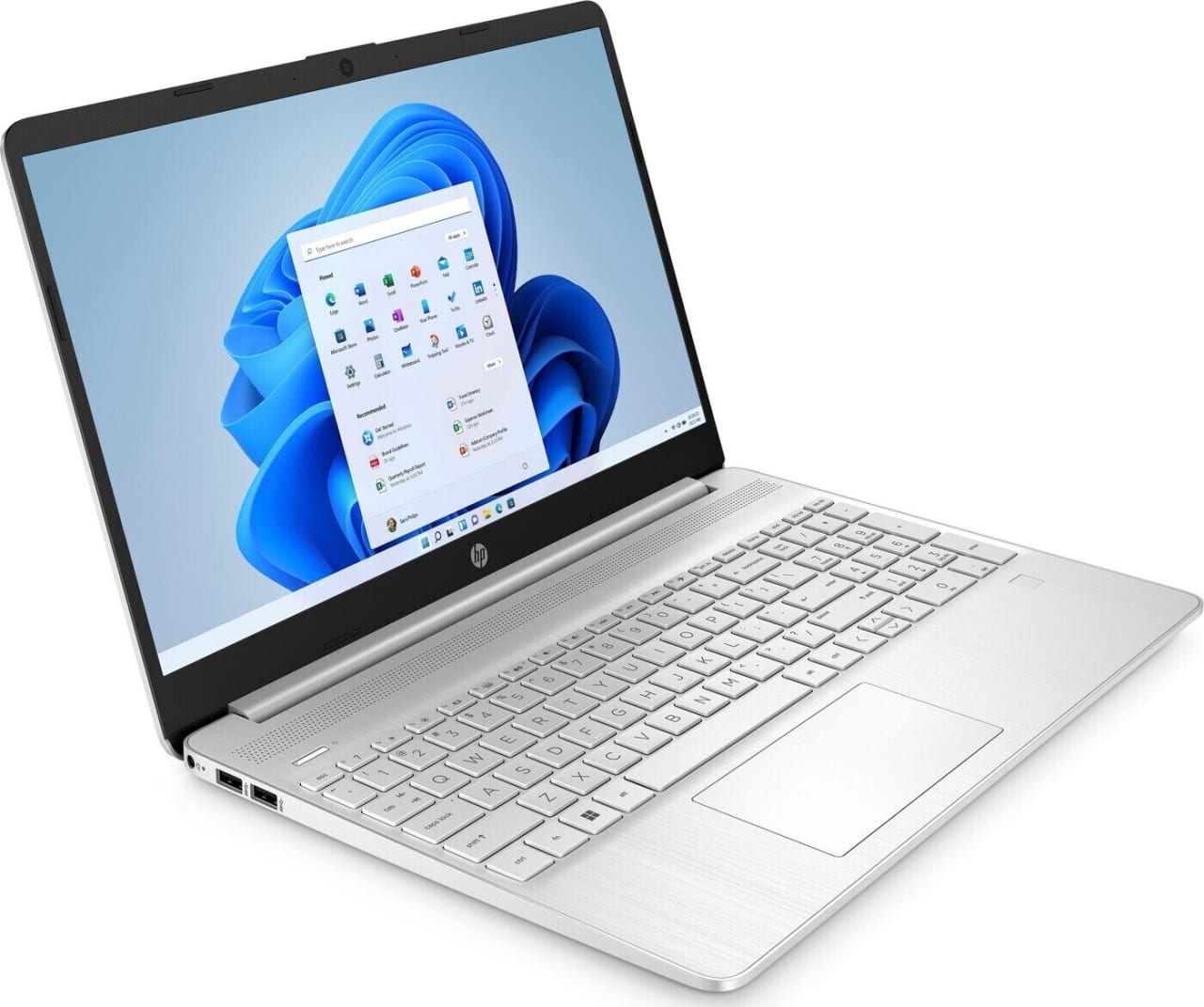 Silber HP 15 Notebook - AMD Ryzen™ 7-5825U - 16GB - 512GB SSD.2