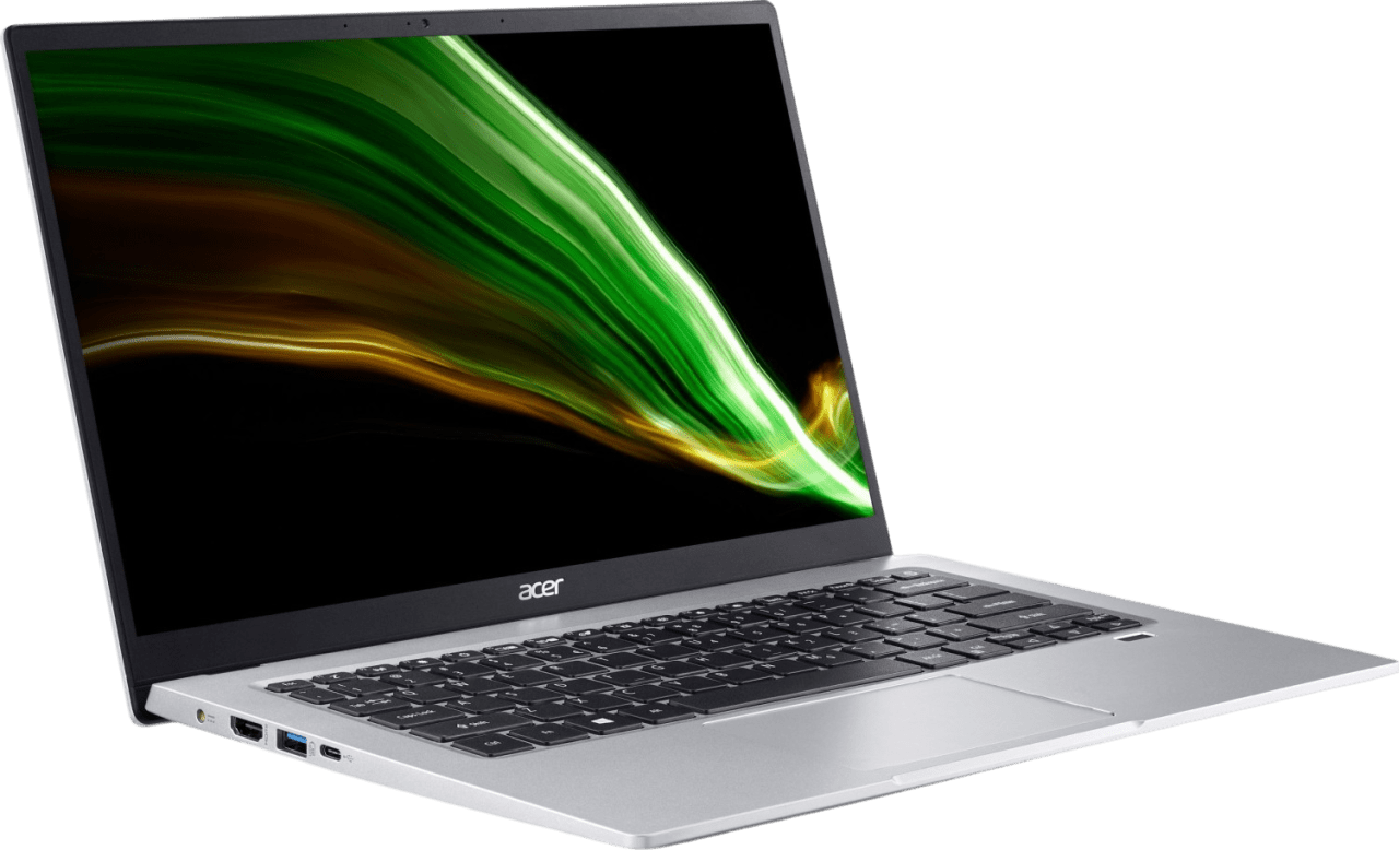 Silber Acer Swift 1 SF11 Notebook - Intel® Pentium® Silver-N6000 - 8GB - 512GB SSD.3