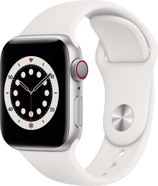 Apple Watch Series 6 LTE M06M3FD/A - Aluminium, 40 mm - Zilver