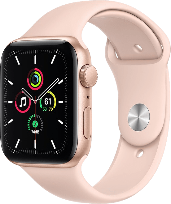 Apple Watch SE GPS, Aluminium behuizing, 44 mm