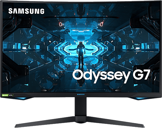 Samsung 32" Scherm Odyssey G7 C32G74TQSR WQHD 240 Hz - Zwart - 1 ms AMD FreeSync Premium