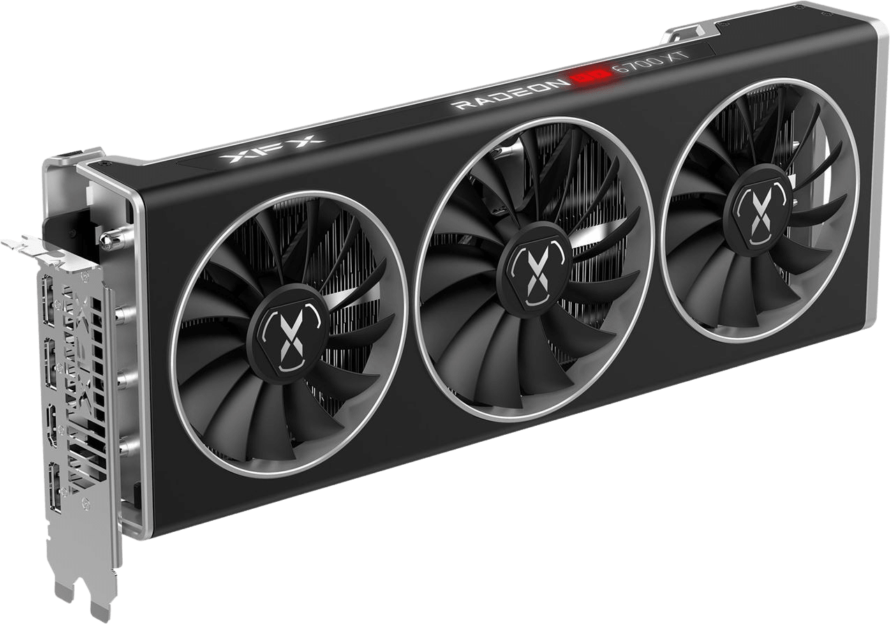 XFX RX-67XTYTBDP, Radeon RX 6700 XT, 12 GB, GDDR6, 192 Bit, 7680 x 4320 Pixels, PCI Express 4.0