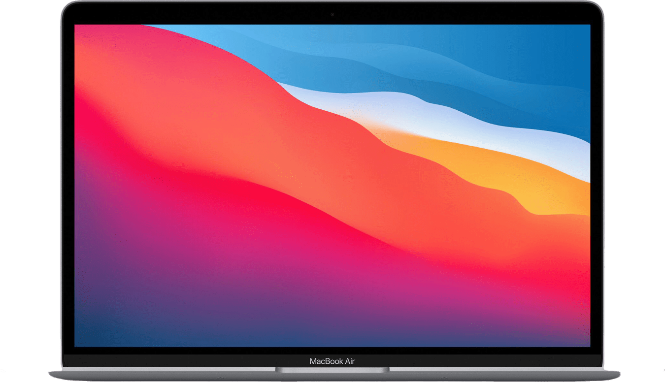 Apple MacBook Air . Type product: Notebook, Vormfactor: Clamshell. Processorfamilie: Apple M, Processormodel: M1. Beeldschermdiagonaal: 33,8 cm (13.3"), Resolutie: 2560 x 1600 Pixe