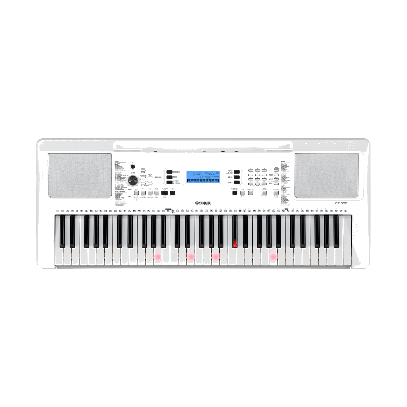 Yamaha EZ-300 - Keyboard, 61 toetsen, wit