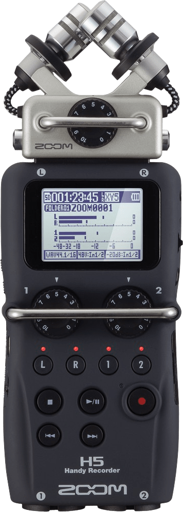 Zoom H5 draagbare MP3-/golfopnametoestel