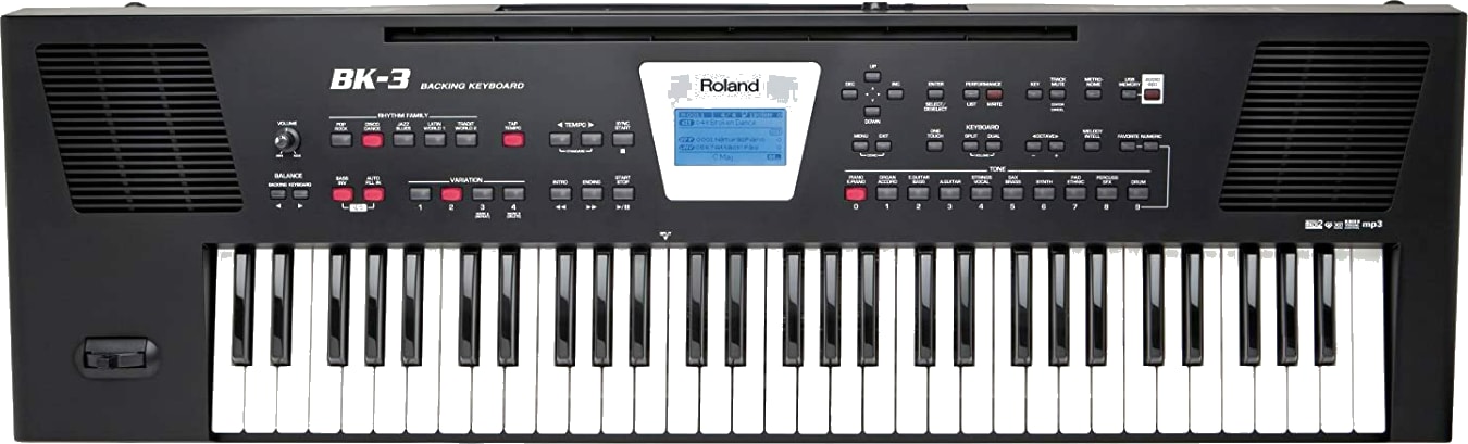 Roland BK-3 Backing Keyboard Black entertainer keyboard