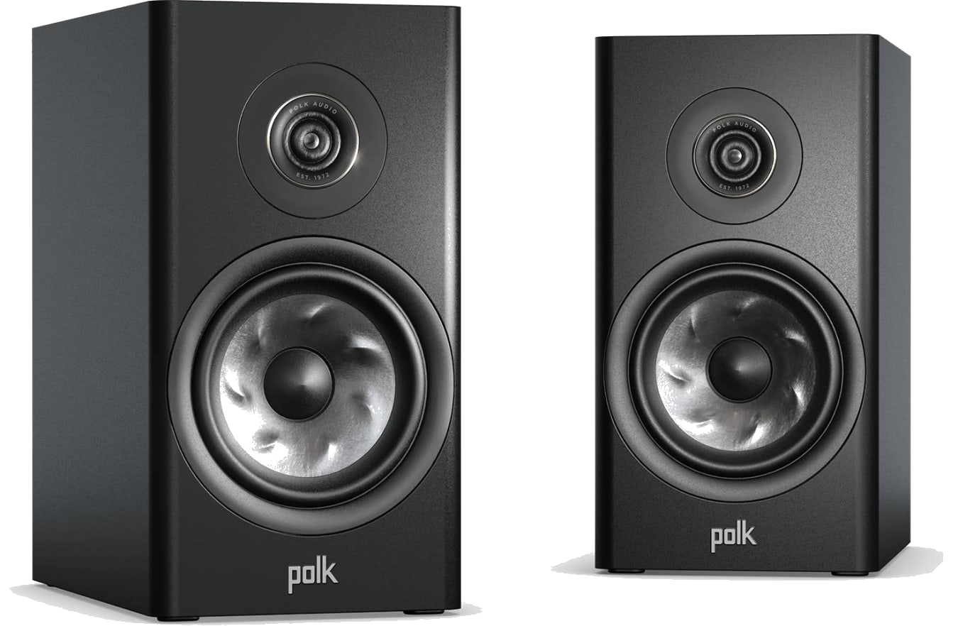 Polk R100 PER SET Boekenplank speaker Zwart