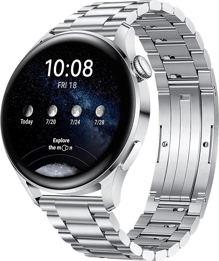 Huawei Watch 3 Elite – Smartwatch – eSIM – 46mm – Stainless steel