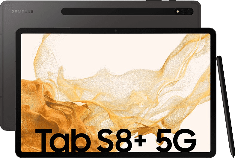 Samsung Galaxy Tab S8+ - WiFi + 5G - 256GB - Graphite