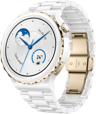 Huawei Watch GT 3 Pro - Smartwatch - 43mm - Ceramic