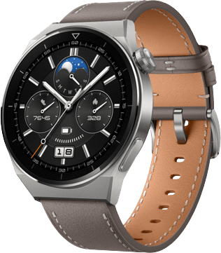 Huawei Watch GT 3 Pro Titanium Classic Zilver 46 mm