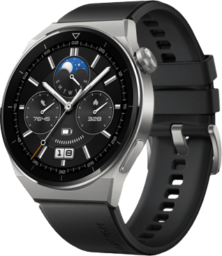 Huawei Watch GT 3 Pro Titanium Active Zwart 46 mm