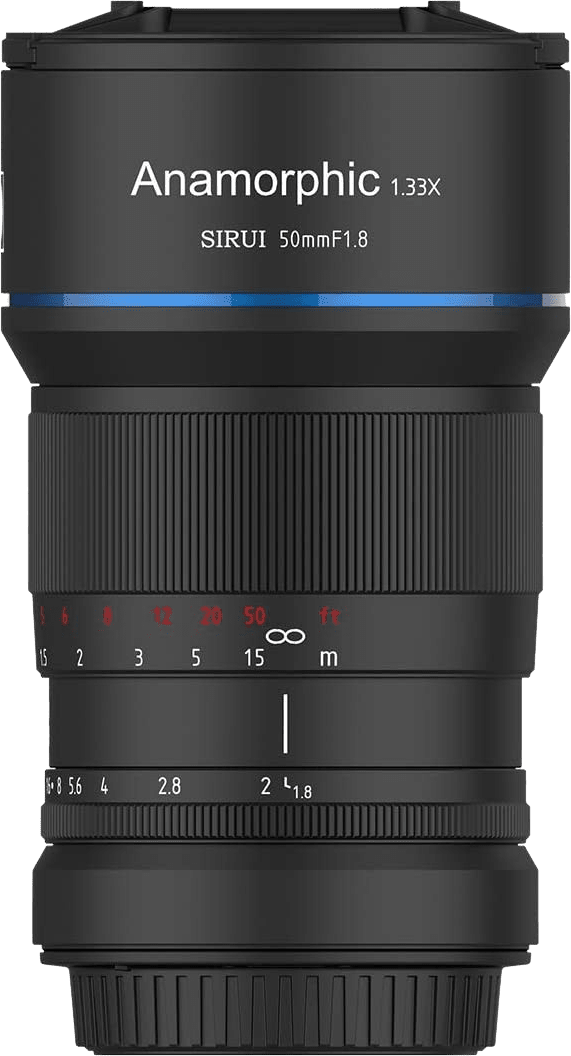 Sirui 50mm f/1.8 Anamorphic 1.33x Fujifilm X-mount objectief