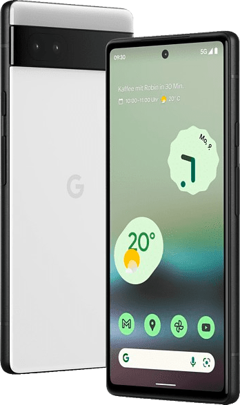 Google Pixel 6A 5G - 128GB - Chalk (Wit) - Dual SIM