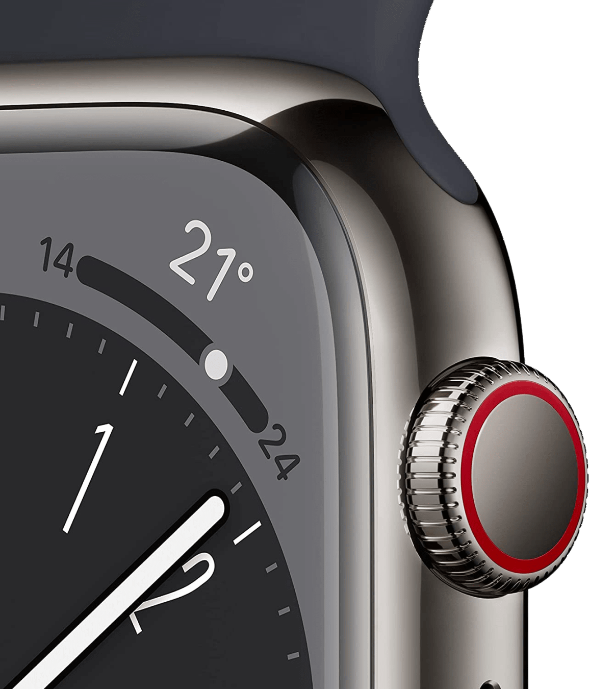 Apple Watch S8 STS 45mm Graphit (Sportband Midnight) LTE Blister