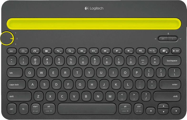 Logitech K480 toetsenbord Bluetooth QWERTZ Duits Zwart 920-006350