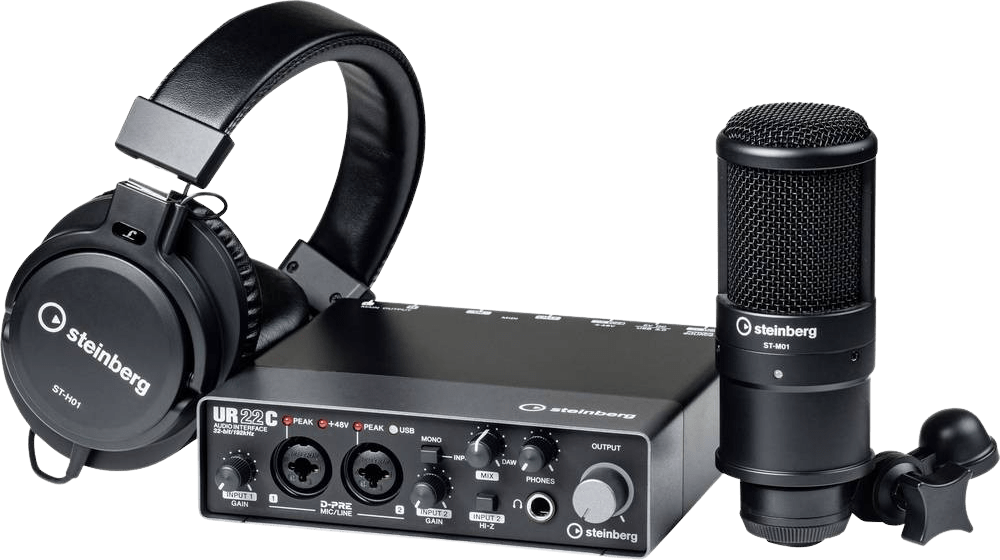 Audio interface Steinberg UR22C Recording Pack Incl. software