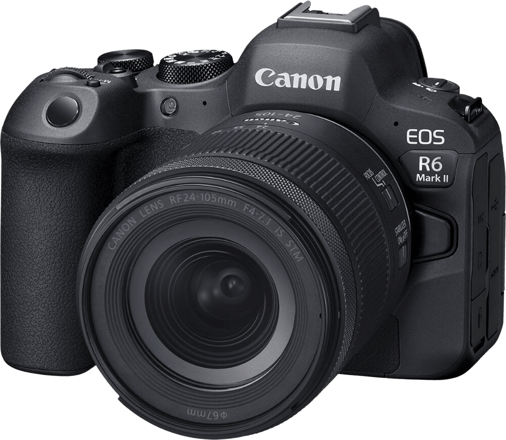Canon EOS R6 II Systemkamera, mit Objektiv RF 24-105 mm f/4.0-7.1 IS STM Kit