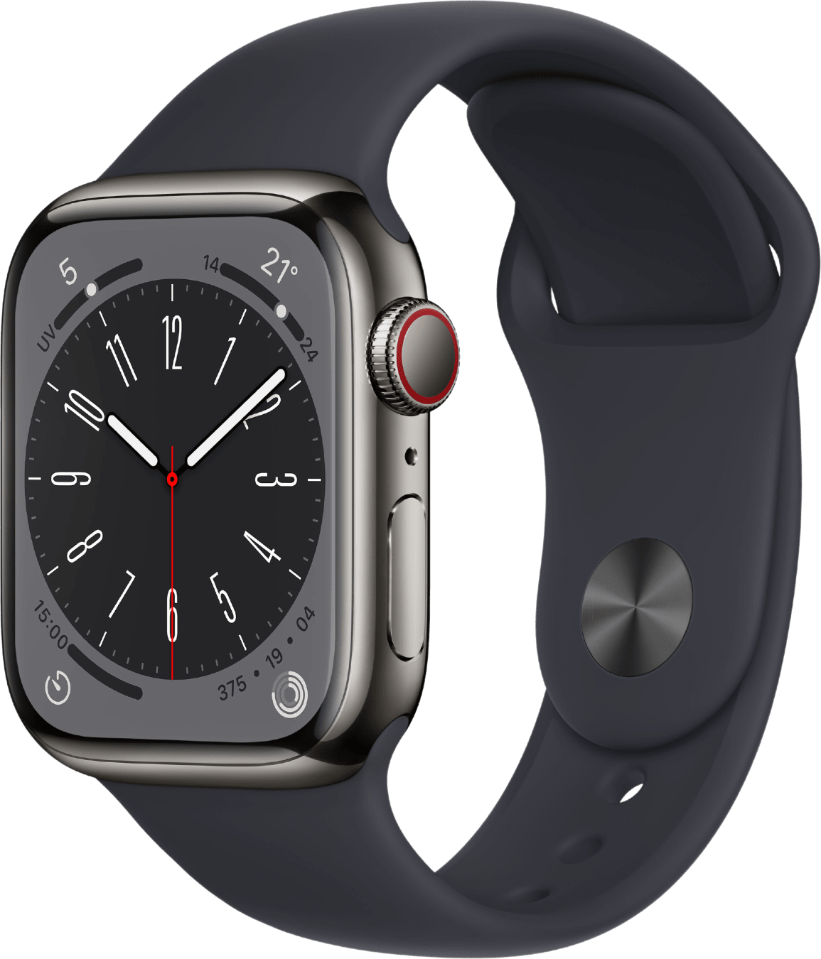 Apple Watch S8 STS 41mm Graphite (Sportband Midnight) LTE iOS