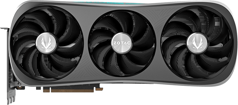 Zotac GAMING GeForce RTX 4090 Trinity OC, GeForce RTX 4090, 24 GB, GDDR6X, 384 Bit, 7680 x 4320 Pixels, PCI Express x16 4.0