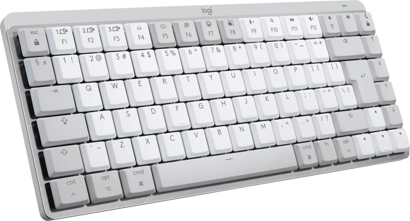 Logitech MX Mechanical Mini - Draadloos Toetsenbord - Geschikt voor Mac - QWERTY US - Wit