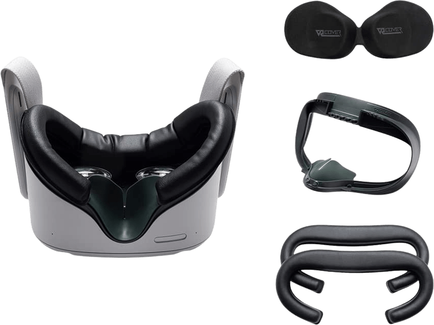 VR Cover Facial Interface & Foam Set for Quest 2