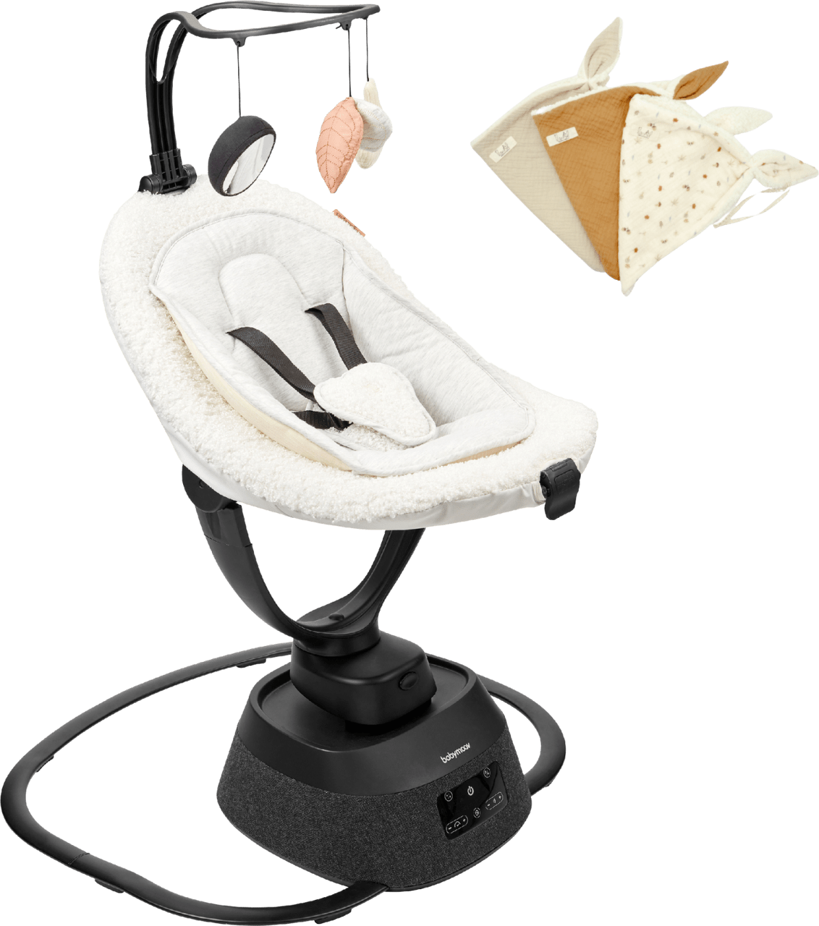 Babymoov Swoon Evolution Teddy Curl White Babyschommel A055020